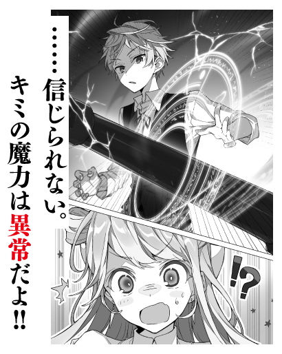 ……信じられない。キミの魔力は異常だよ!!